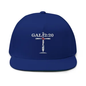 GAL 2:20 Cross Snapback Hat | Christian Embroidered Faith Cap