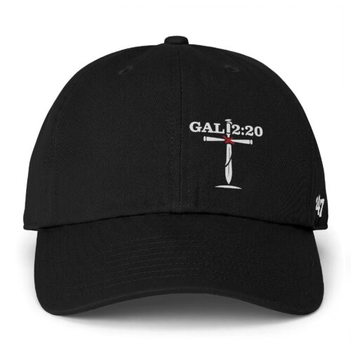 IWJ ’47 Clean Up Dad Hat | (Gal 2:20) Cross | Premium Embroidered