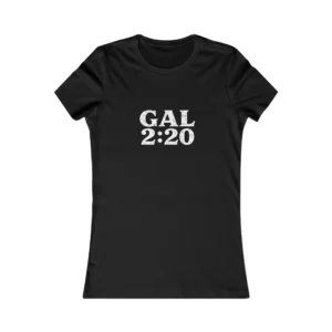 Women’s Galatians 2:20 Christian T-Shirt | IWJ Faith Tee