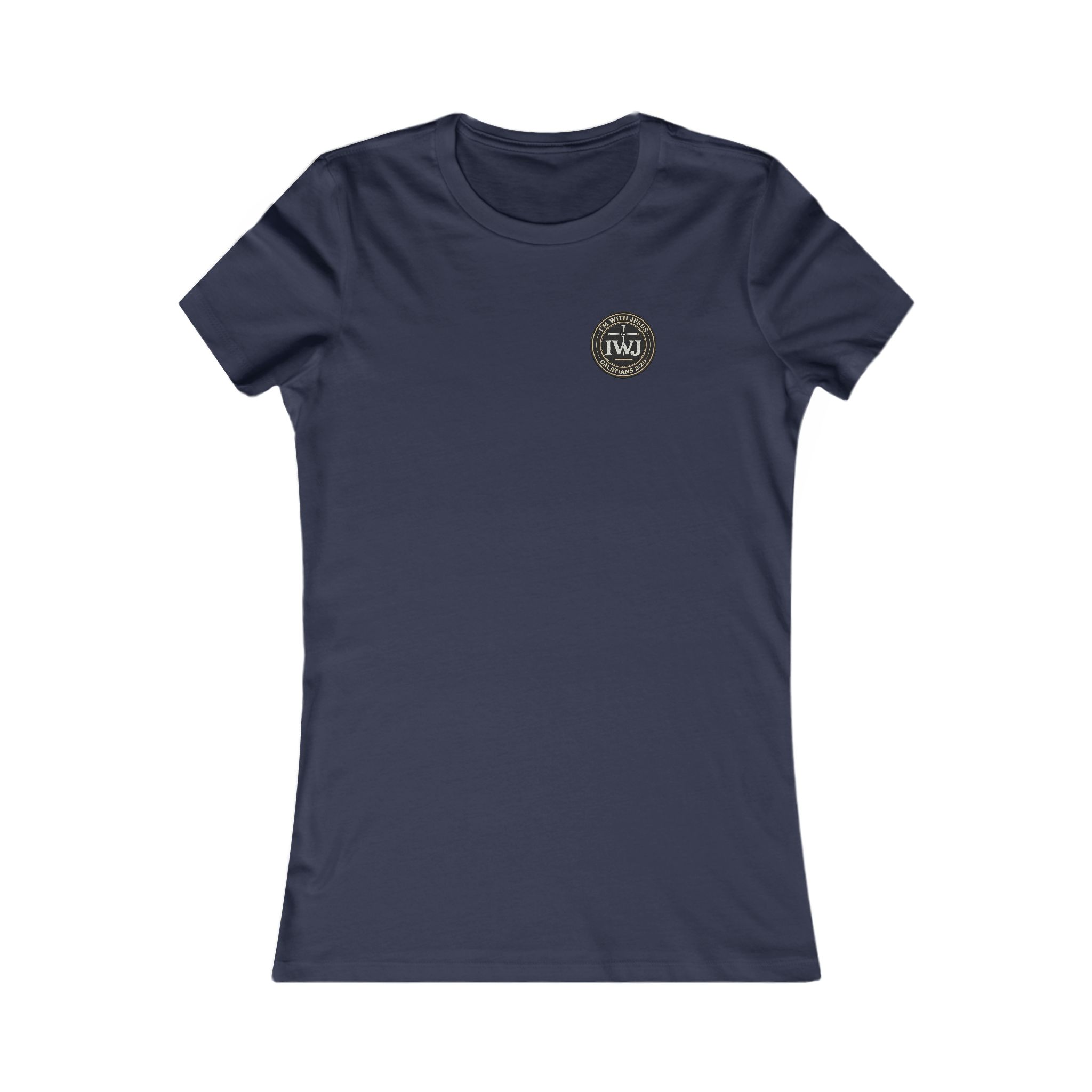 Women’s I’m With Jesus T-Shirt | Signature Solid Gal 2:20 Shirt - Image 7