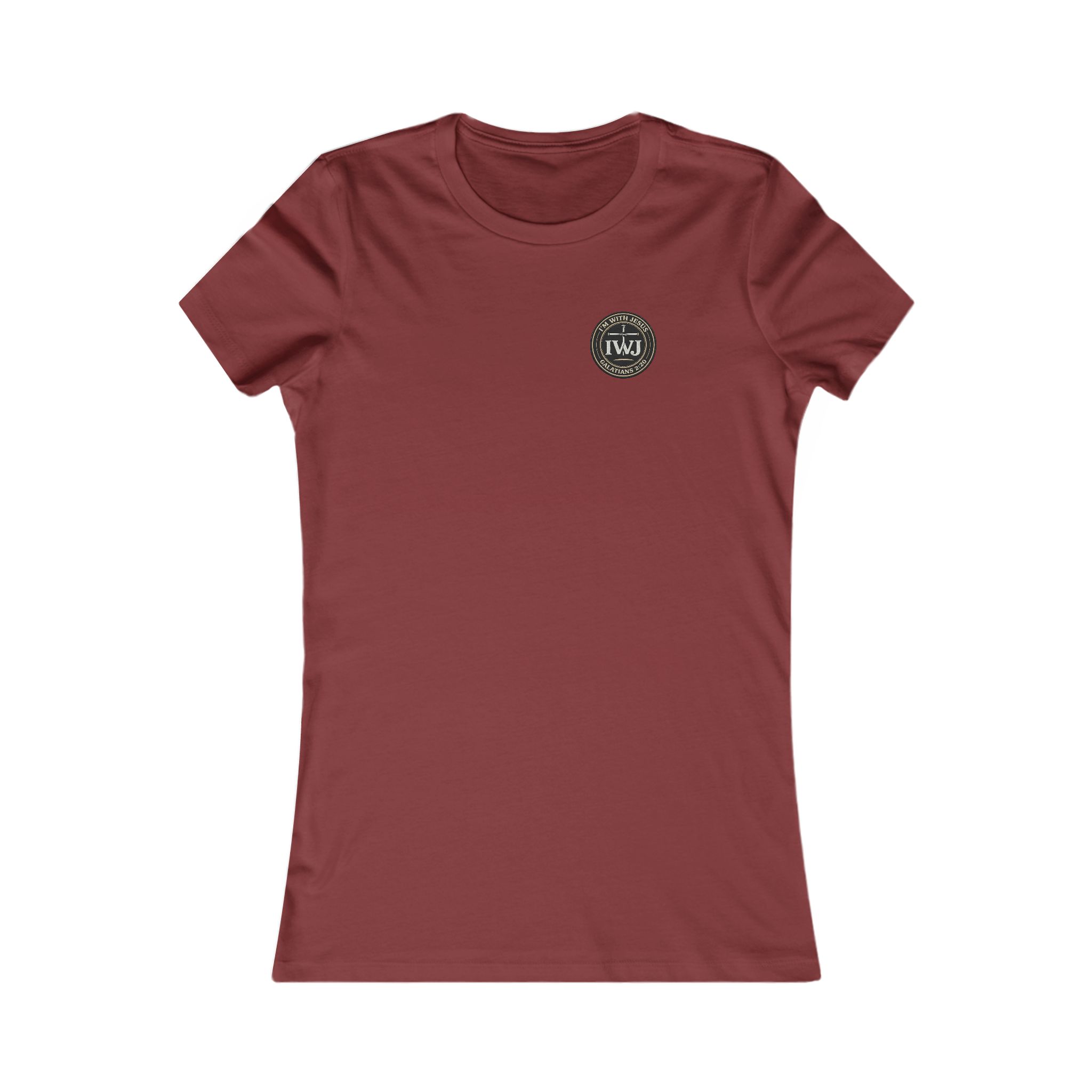 Women’s I’m With Jesus T-Shirt | Signature Solid Gal 2:20 Shirt - Image 10
