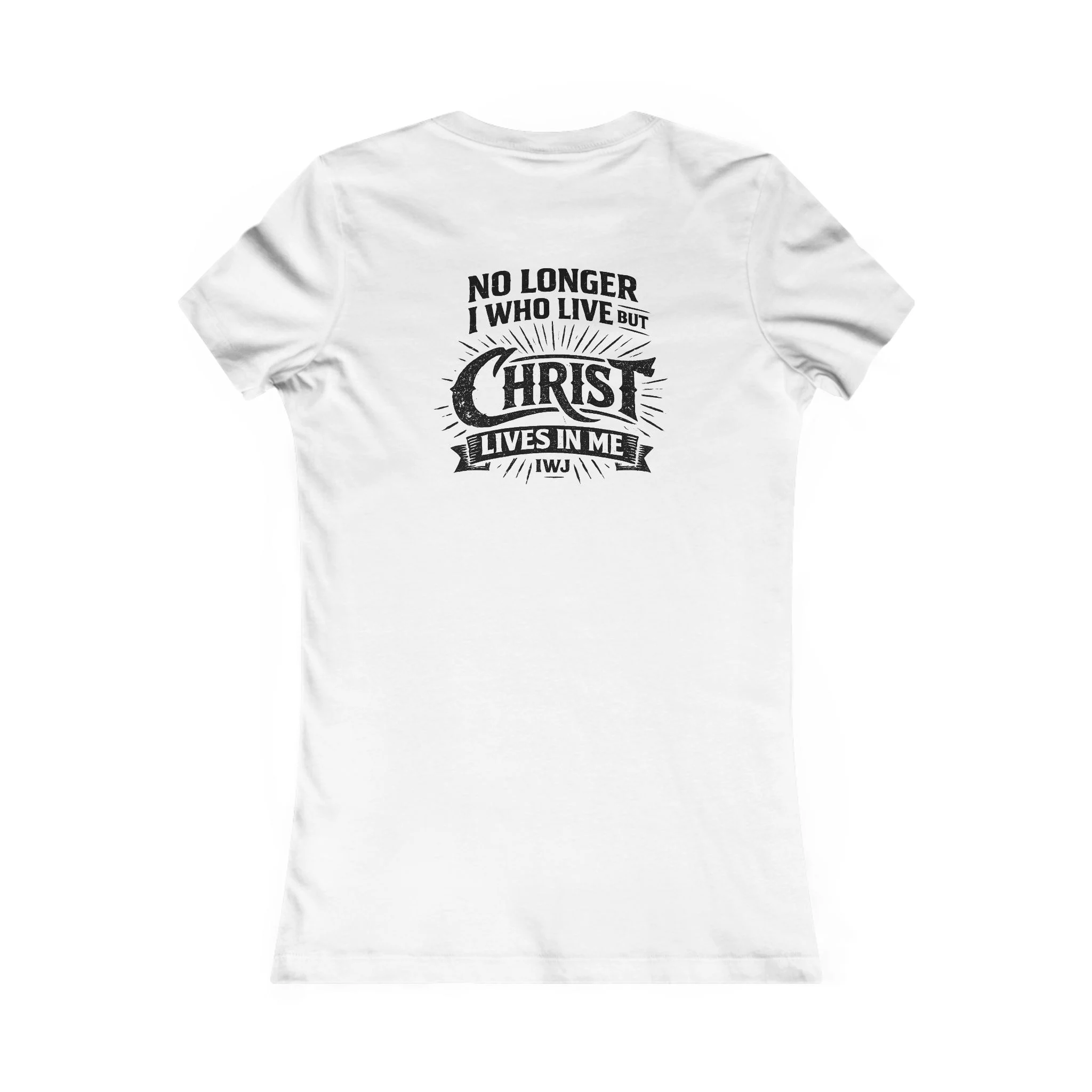 Women’s GAL 2:20 Shirt | IWJ Christ Lives Christian Graphic Tee - Image 4