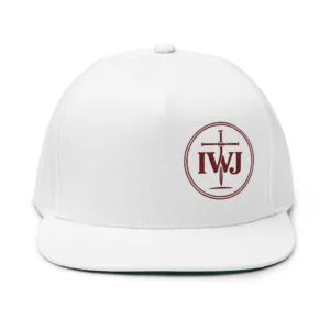 IWJ Circle Cross Snapback Hat | Brown Offset Edition