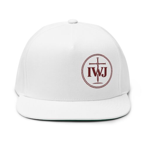 IWJ Circle Cross Snapback Hat | Brown Offset Edition
