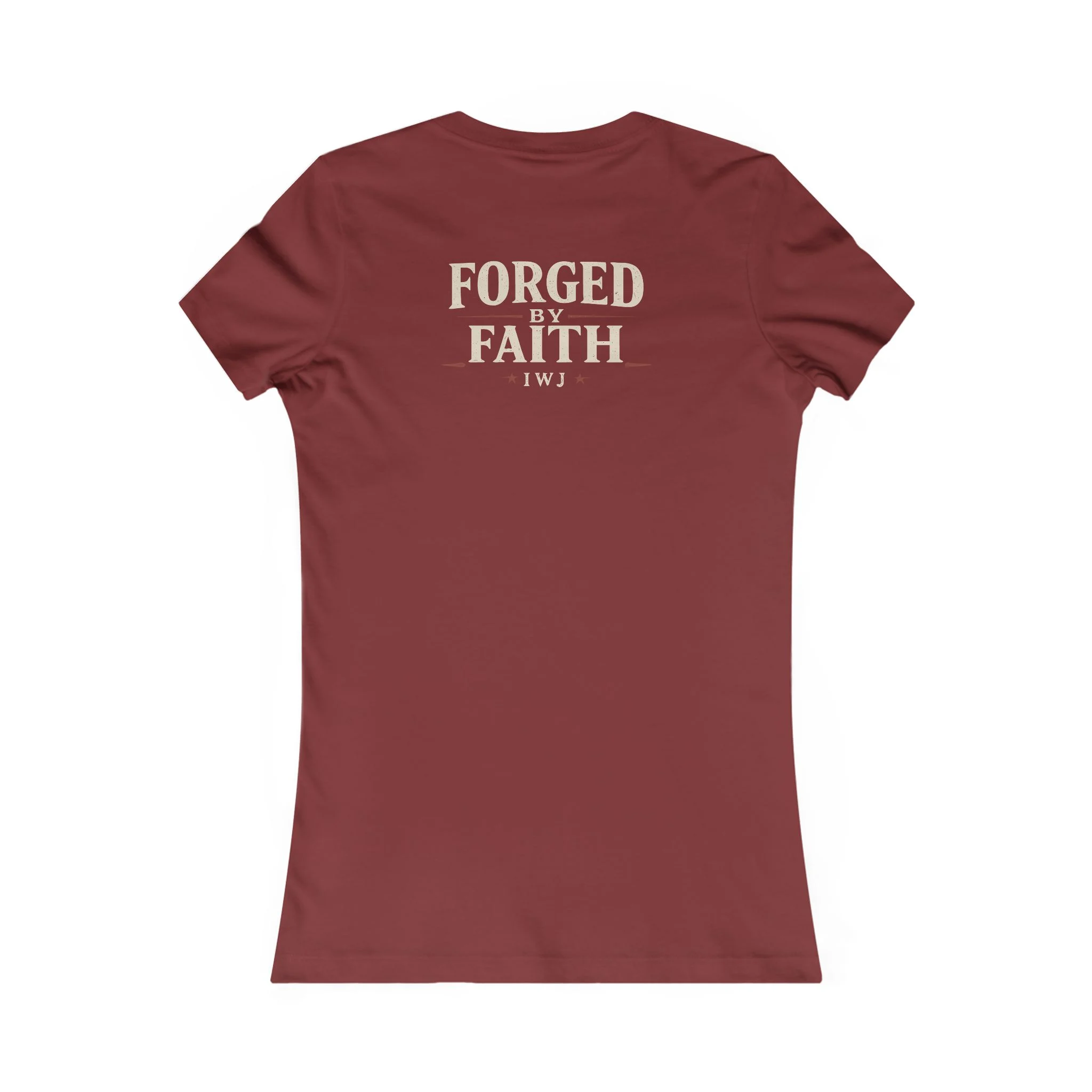 Women’s Forged By Faith Tee | Premium IWJ Christian Streetwear Shirt - Image 8