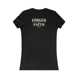 Women’s Forged By Faith Tee | Premium IWJ Christian Streetwear Shirt