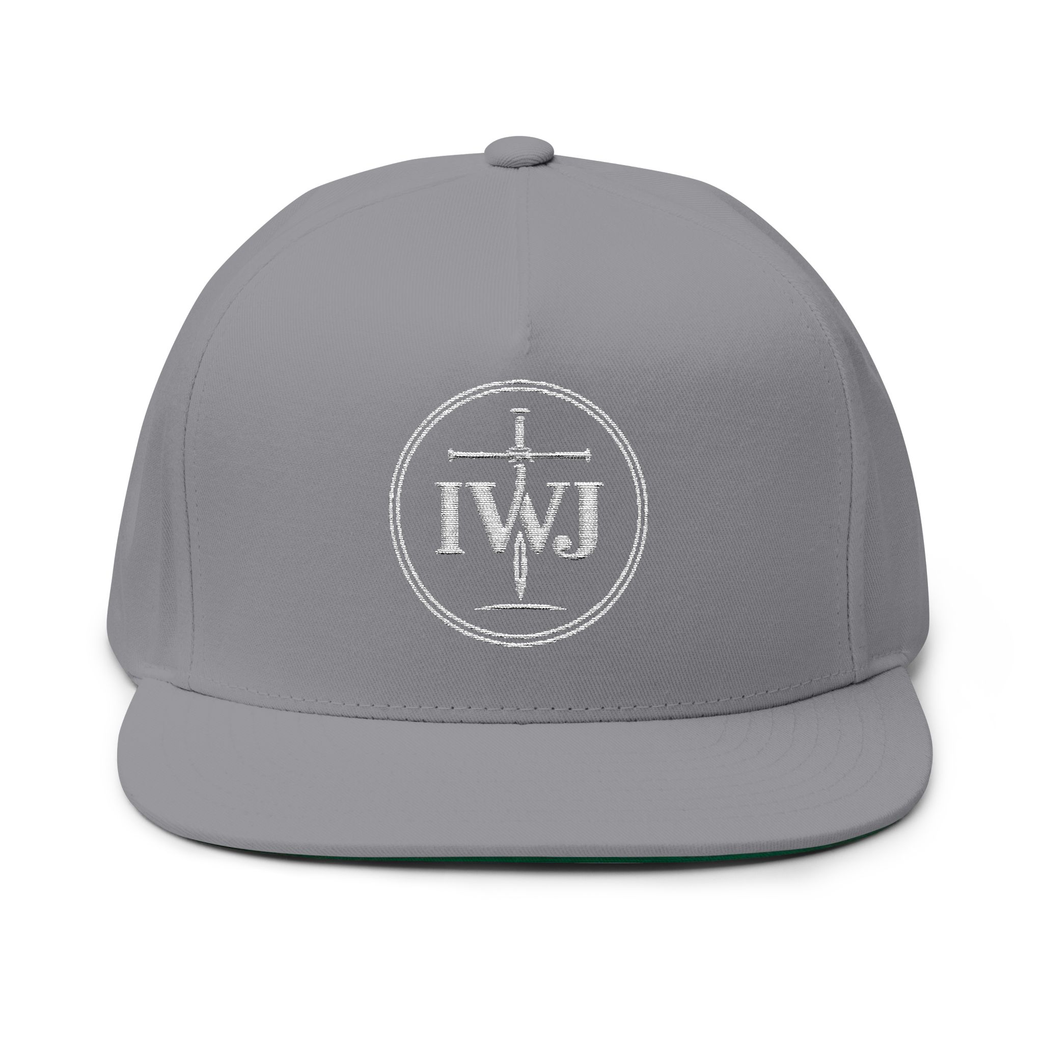 IWJ Circle Cross Snapback Hat | White Edition - Image 3