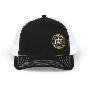 IWJ Black Circle Galatians | Trucker Hat | Embroidered Off Set