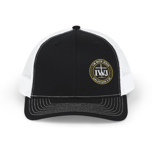 IWJ Black Circle Galatians | Trucker Hat | Embroidered Off Set