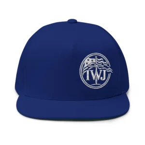 IWJ USA Flag | Freedom Snapback Hat | Embroidered Offset Edition