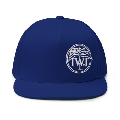 IWJ USA Flag | Freedom Snapback Hat | Embroidered Offset Edition