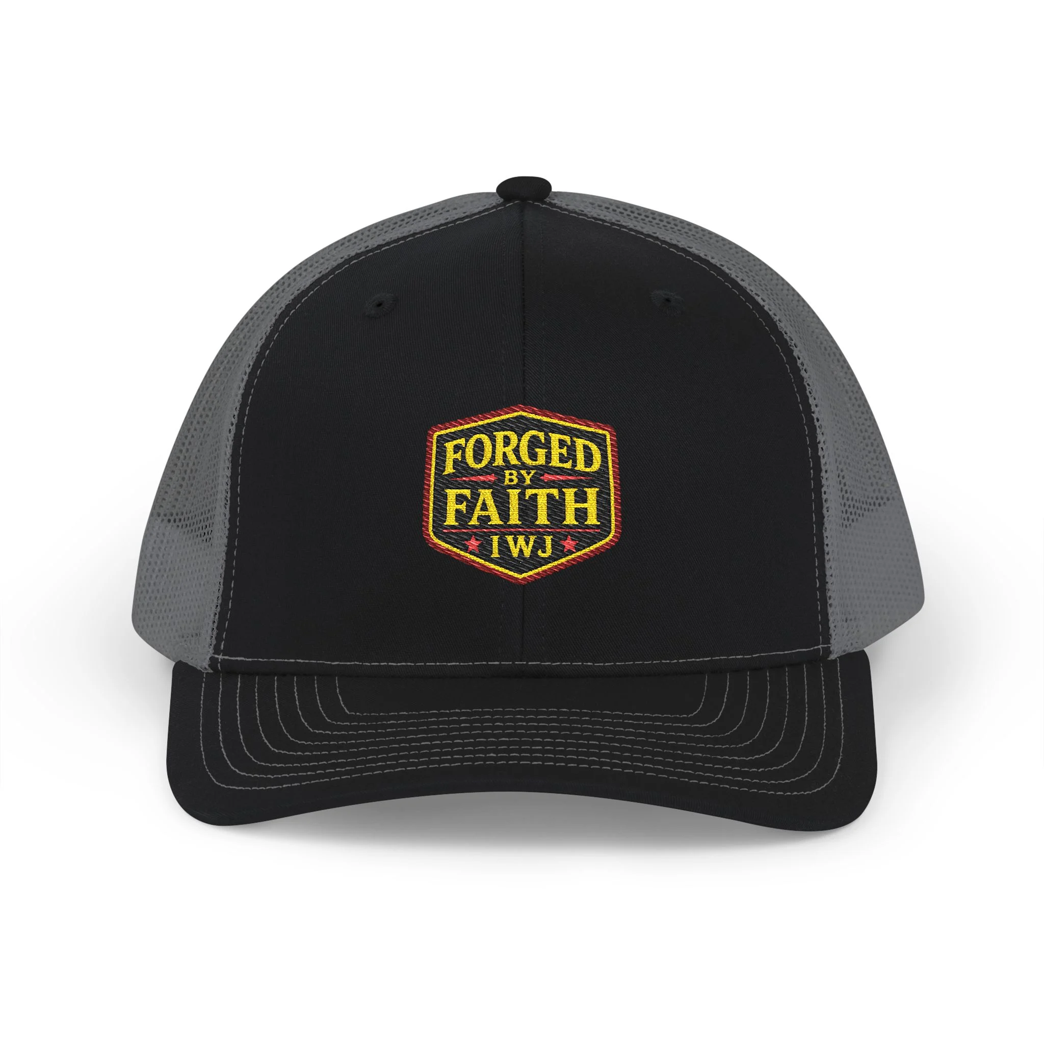 IWJ Forged By Faith Trucker Hat | I'm With Jesus Faith Patch Hat - Image 5