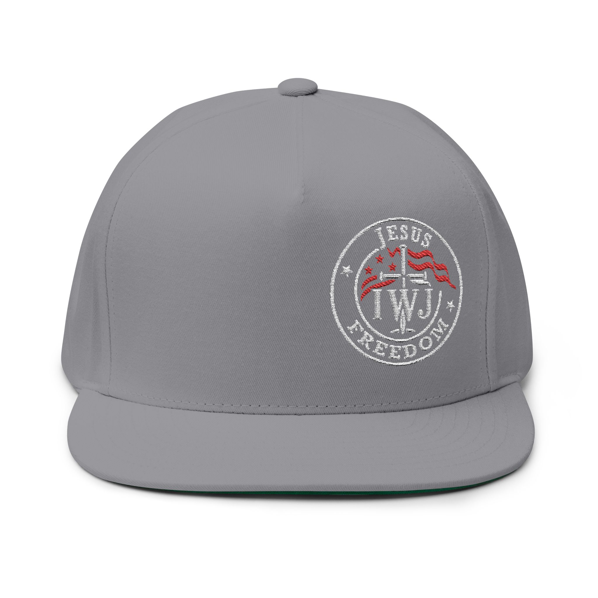 IWJ USA Flag Snapback Hat | Jesus Freedom Edition Offset - Image 5