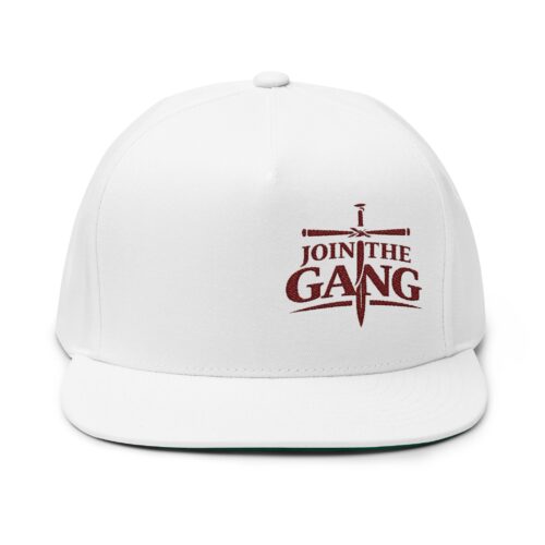 Join The Gang Snapback Hat | IWJ Brown Edition | Embroidered Offset