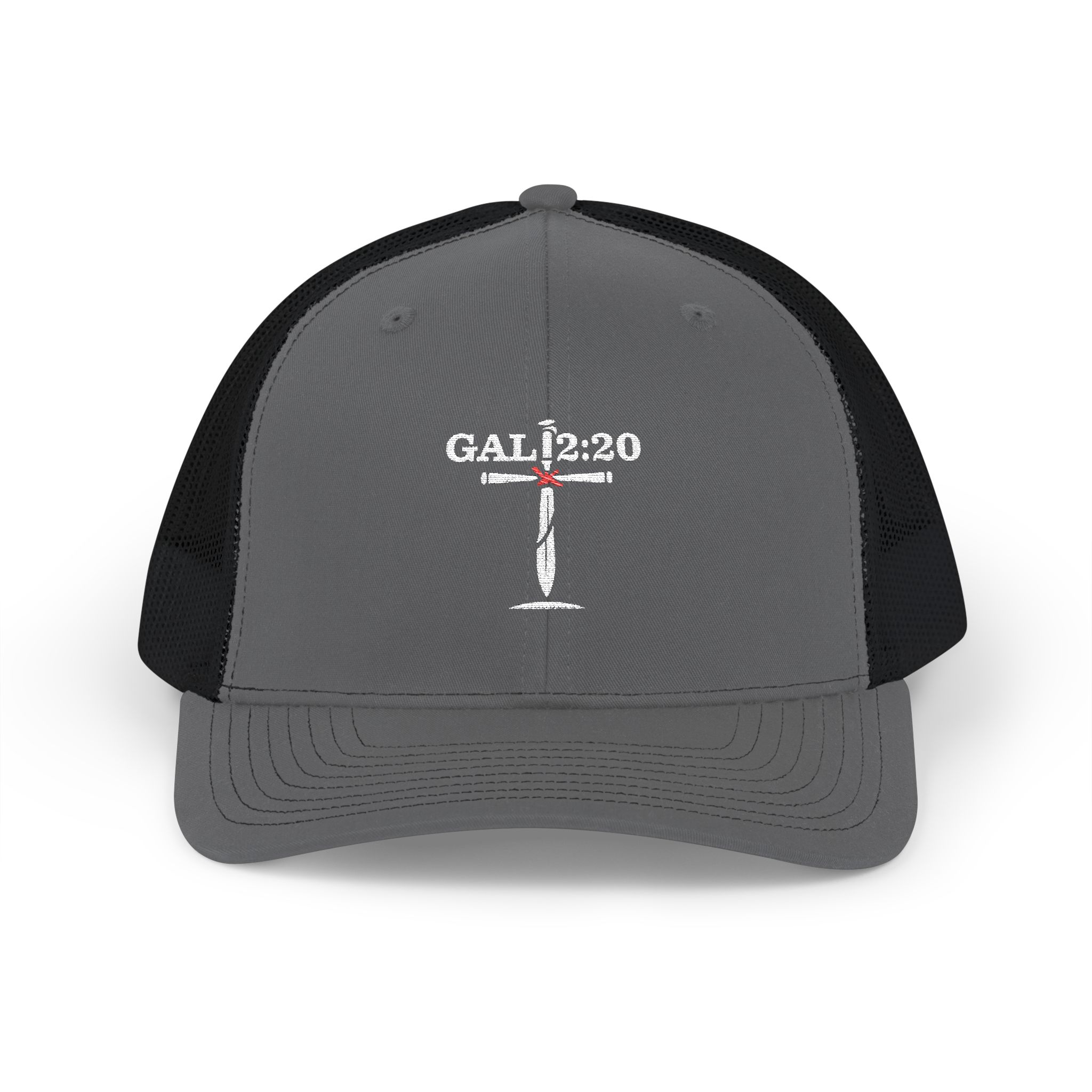 Gal 2:20 Cross Trucker Hat | IWJ Special Edition | Premium Embroidered - Image 9