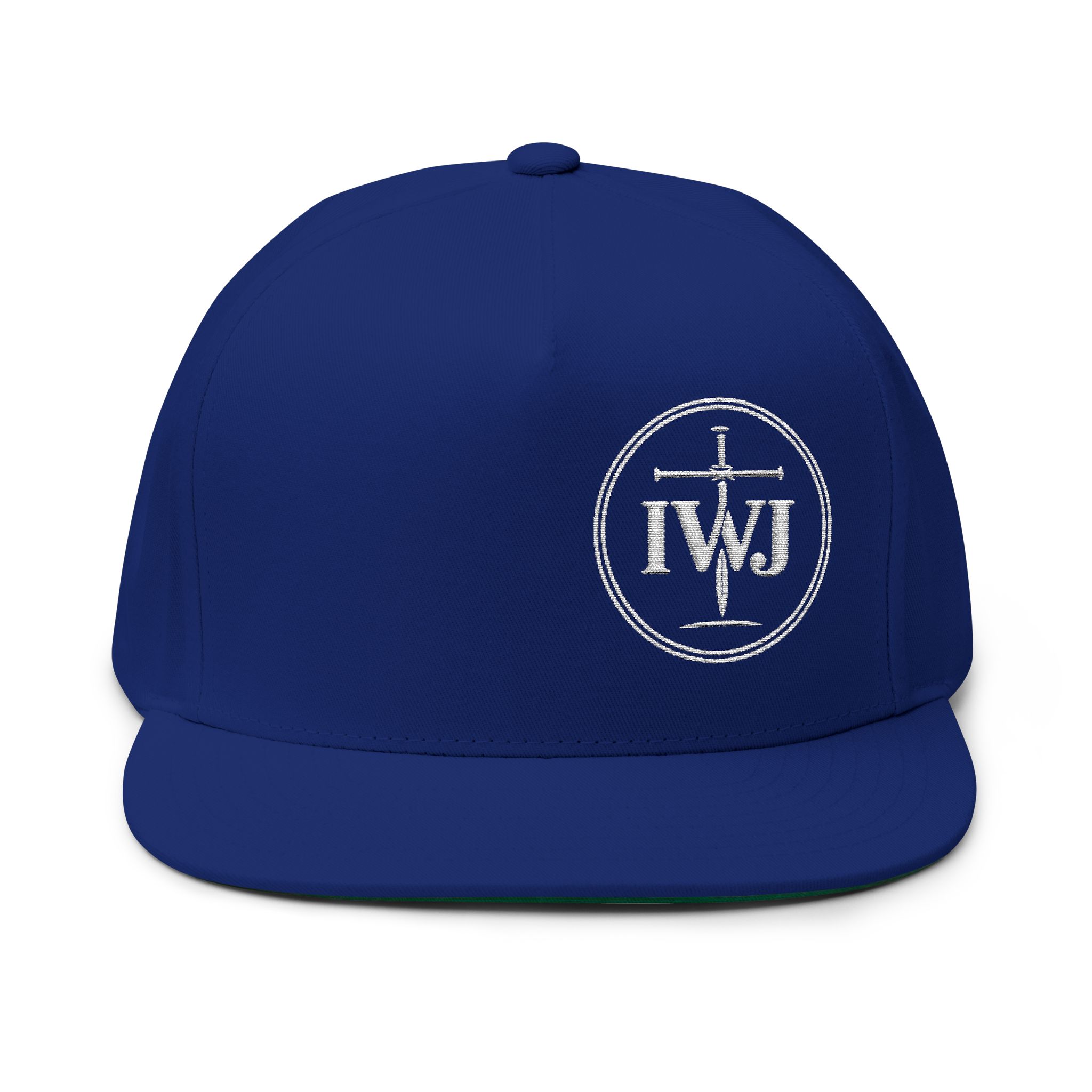 IWJ Circle Cross Snapback Hat | White Offset Edition - Image 3
