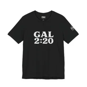 IWJ GAL 2:20 Christian T-Shirt | Vintage Faith Tee