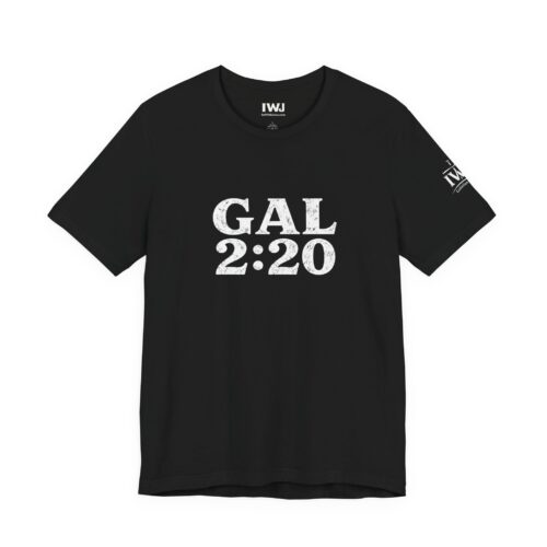 IWJ GAL 2:20 Christian T-Shirt | Vintage Faith Tee