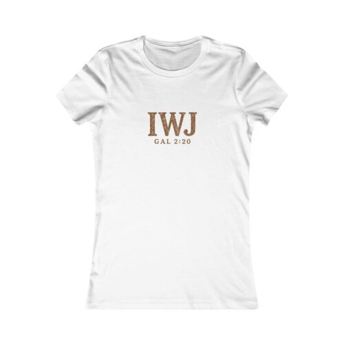IWJ Galatians 2:20 Women’s Tee | Vintage Minimal Graphic Shirt