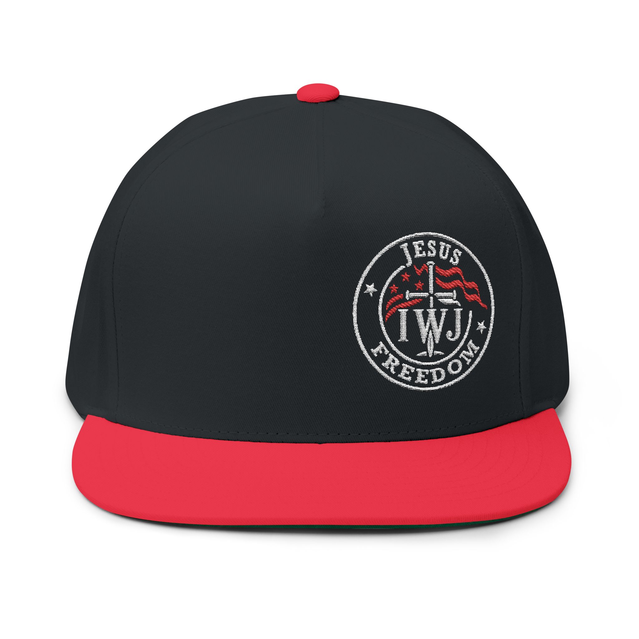 IWJ USA Flag Snapback Hat | Jesus Freedom Edition Offset - Image 9