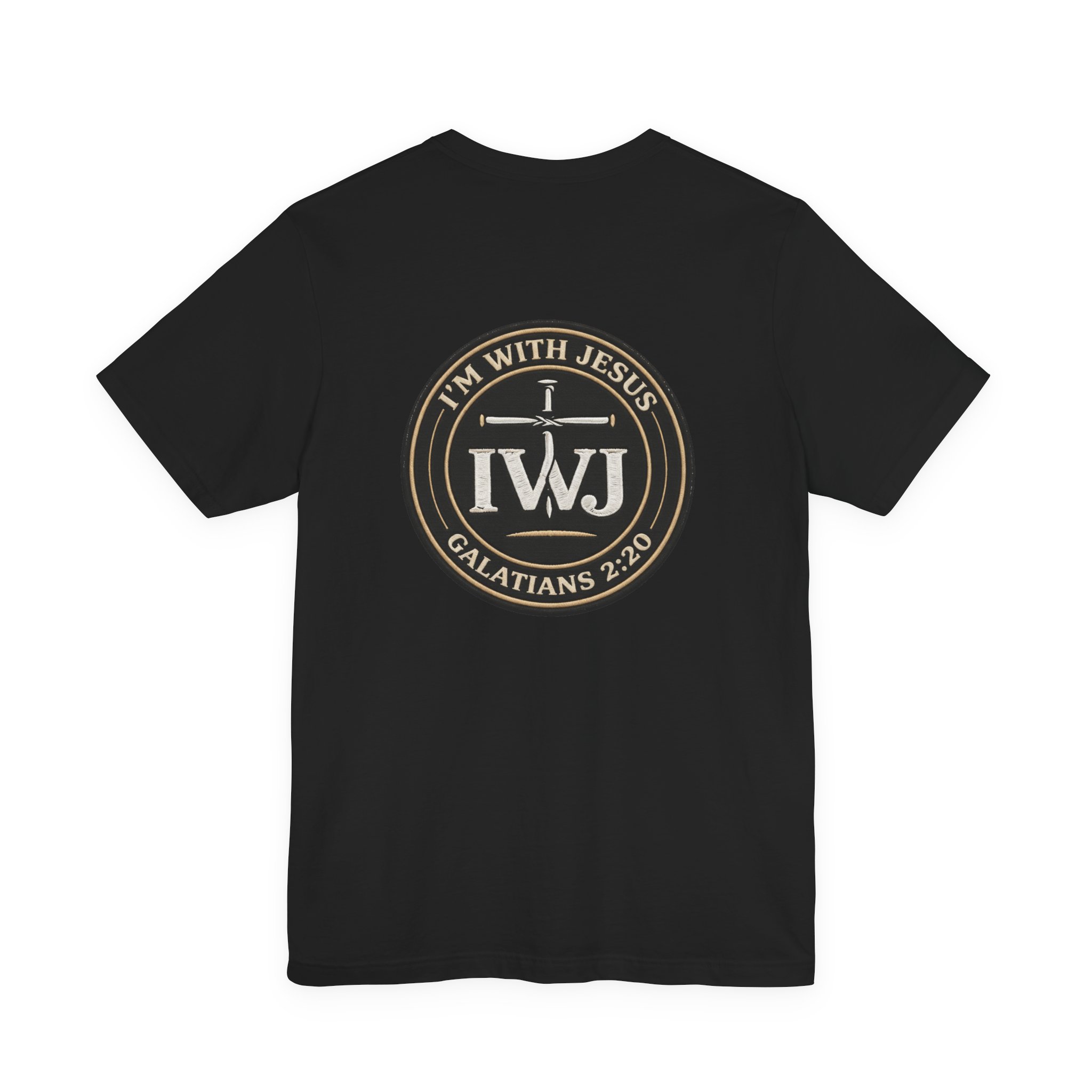 IWJ Circle Logo Tee | Galatians 2:20 | IWJ Apparel | Faith Tee - Image 6