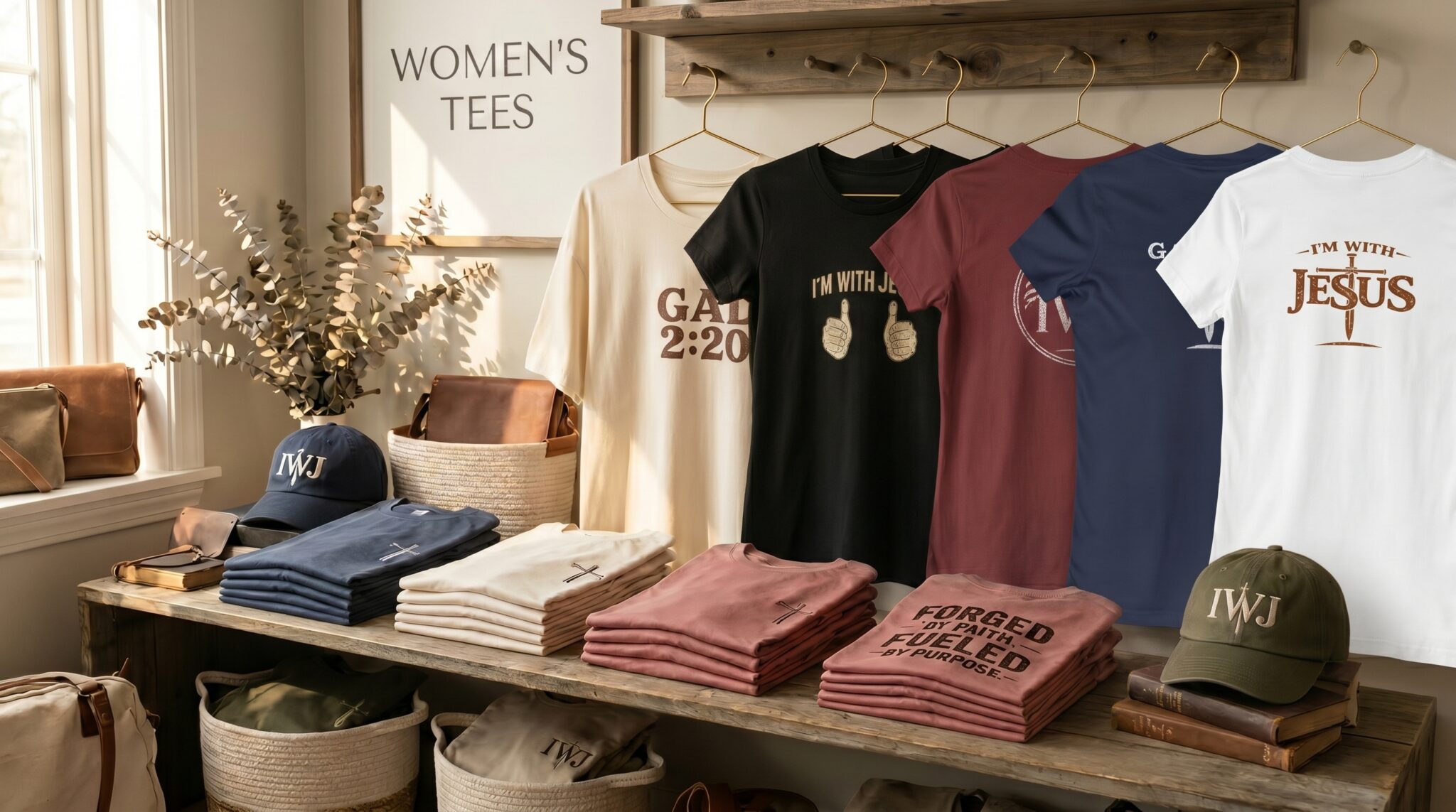 Women’s Christian Apparel | Faith-Based Women’s Shirts & Hats | IWJ