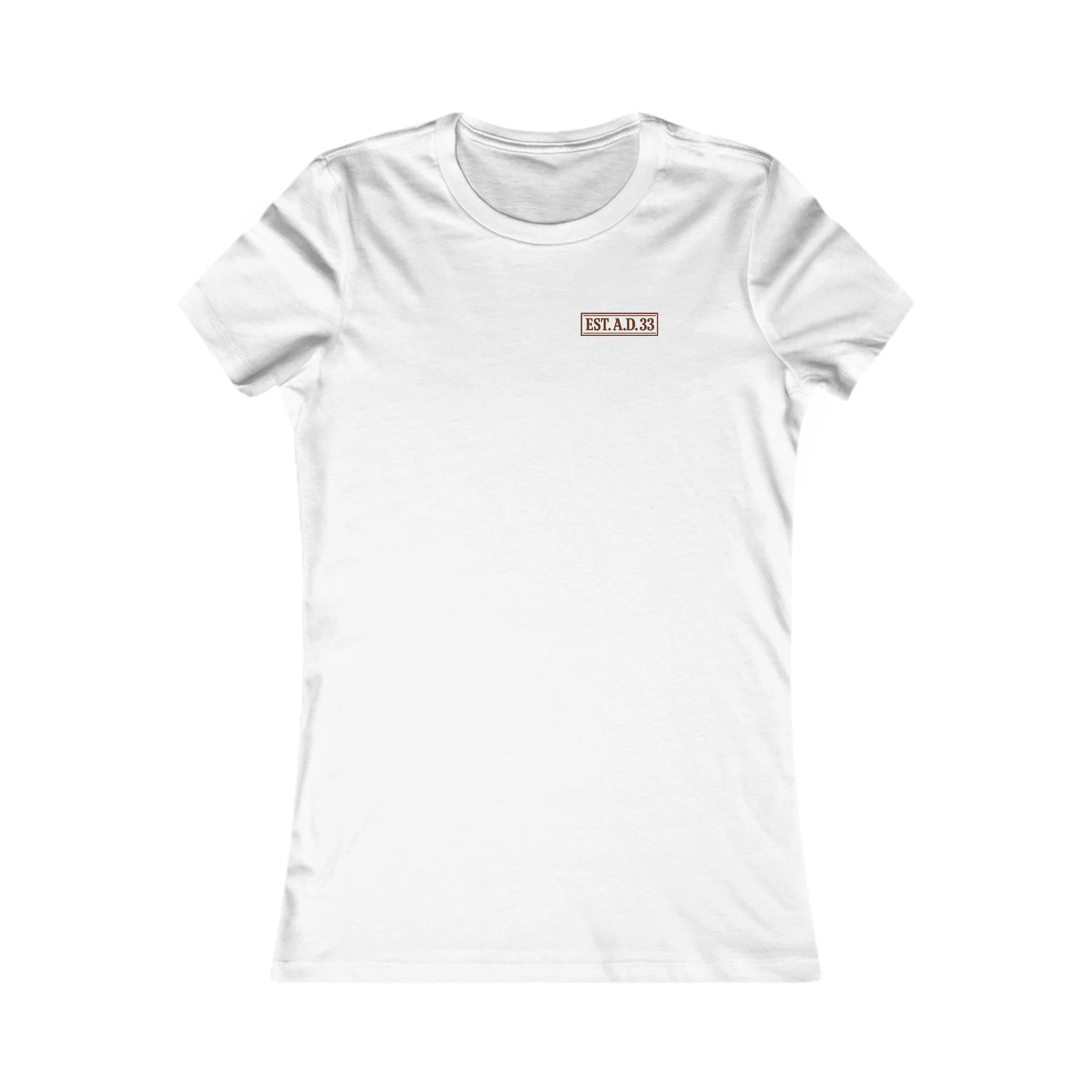Women's IWJ EST. A.D. 33 | I'm With Jesus Christian T-Shirt - Image 3