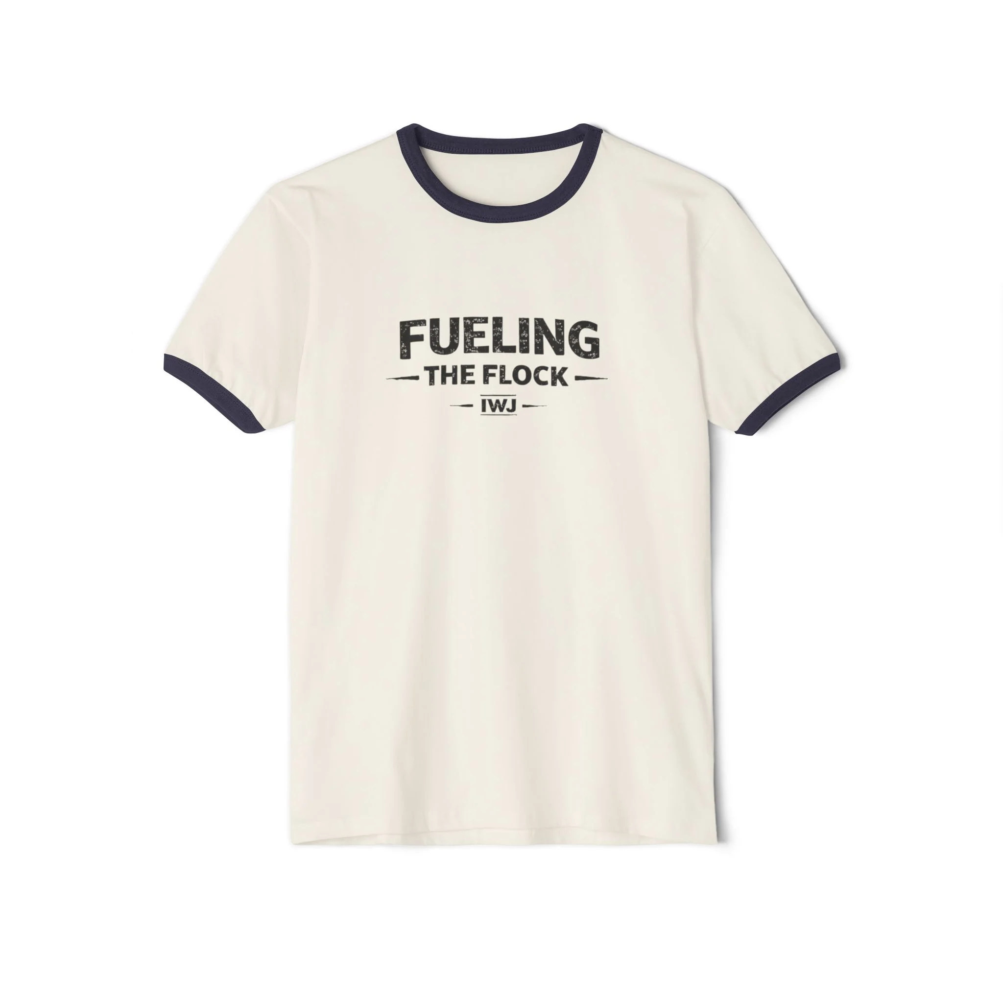 Fueling The Flock Ringer | IWJ Faith Family Serving His Table Tee | Christian Ministry Shirt - Image 6