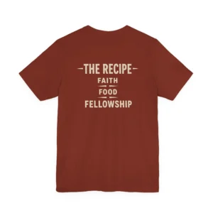 Fueling The Flock | IWJ The Recipe Fellowship Tee | Cooking Shirt