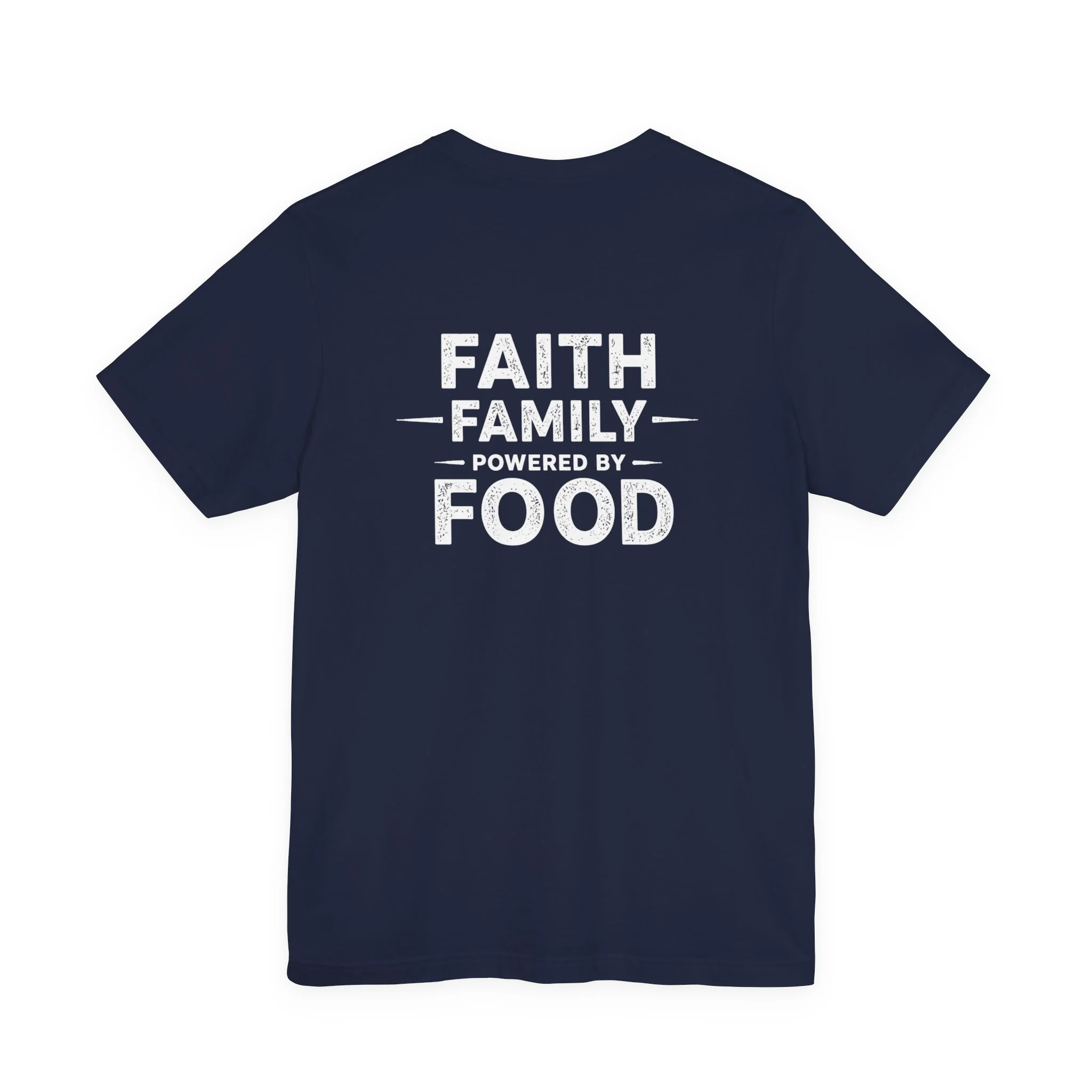 Fueling The Flock | IWJ Faith Family Powered By Food Tee | Cooking Shirt - Image 8