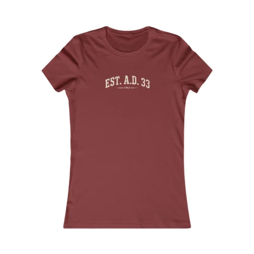 Women's EST. A.D. 33 Vintage Distressed Tee | IWJ Heritage Collection