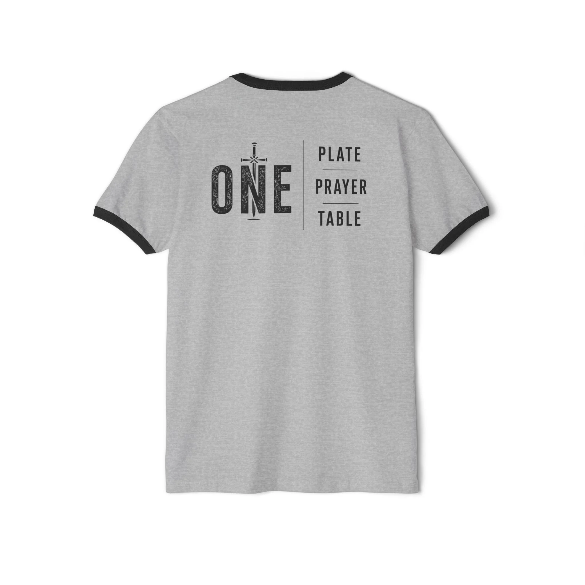 Fueling The Flock Ringer | IWJ One Plate One Prayer Tee - Image 4