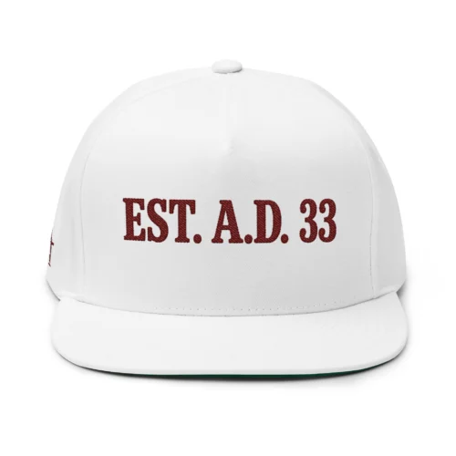 IWJ EST. A.D. 33 Snapback Hat | Brown Embroidered Hat