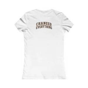 Women's IWJ EST. A.D. 33 Changed Everything Christian T-Shirt
