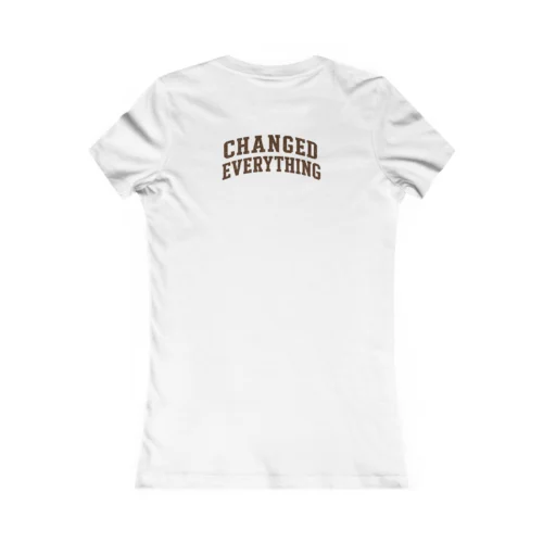 Women's IWJ EST. A.D. 33 Changed Everything Christian T-Shirt