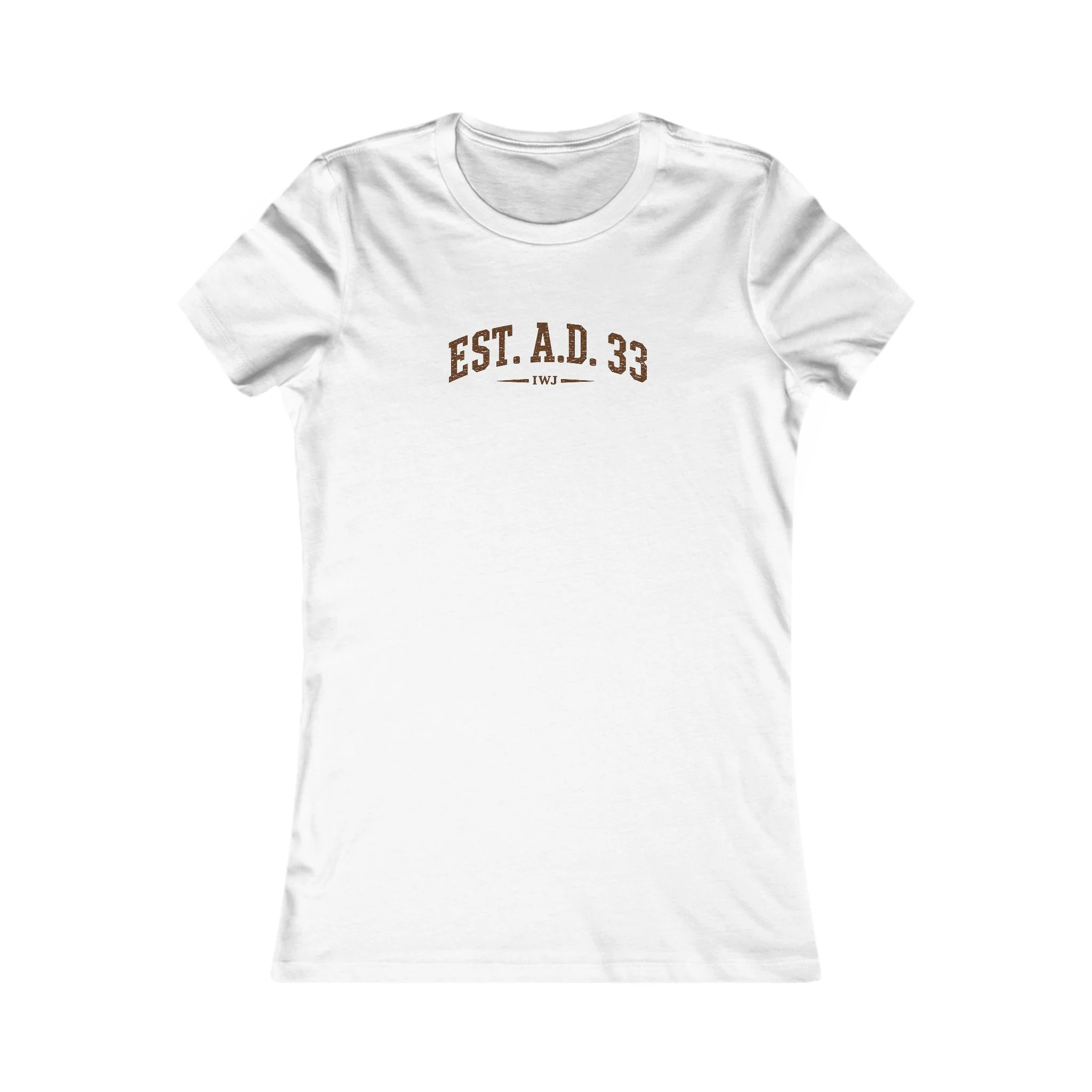 Women's IWJ EST. A.D. 33 Changed Everything Christian T-Shirt - Image 2