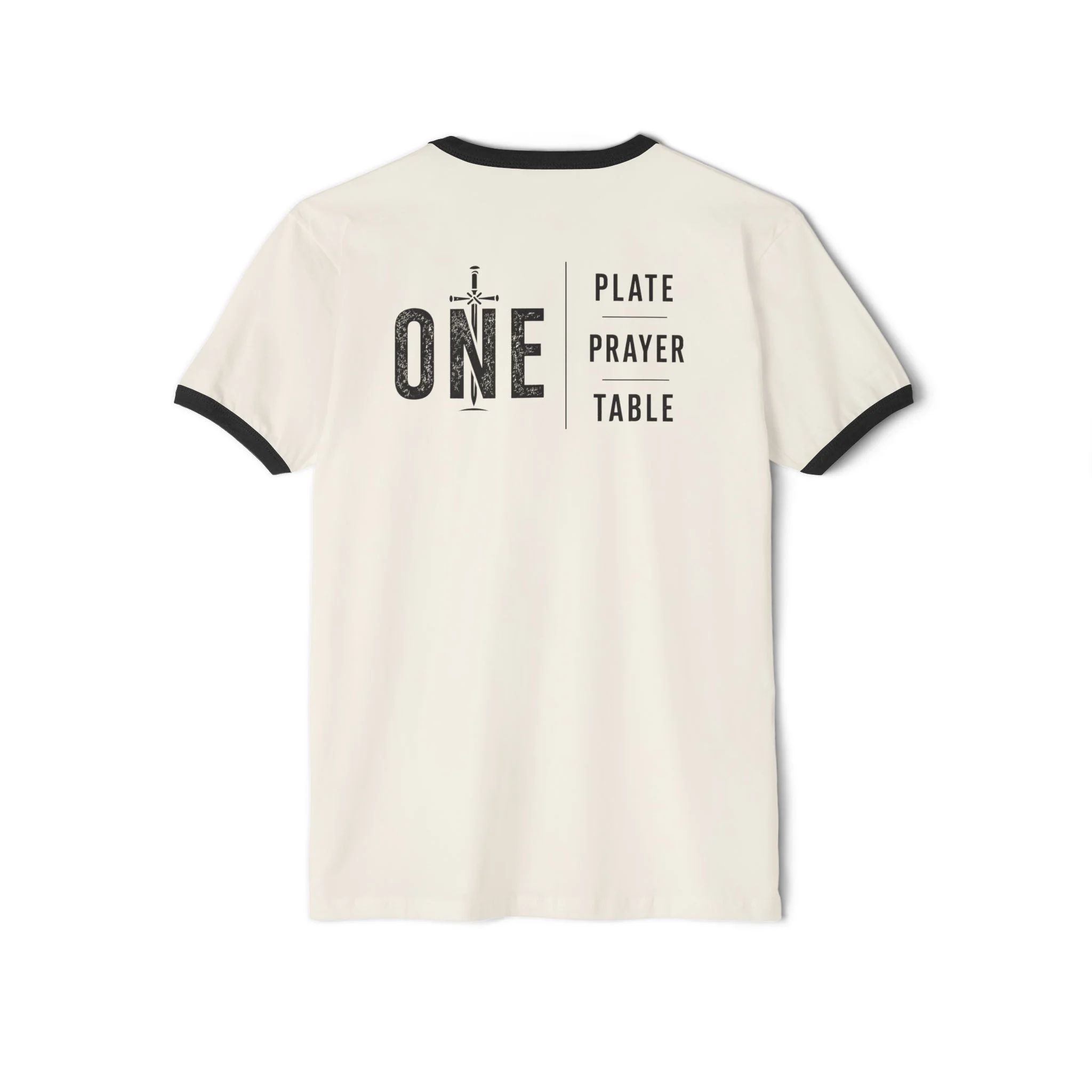 Fueling The Flock Ringer | IWJ One Plate One Prayer Tee - Image 6