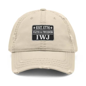 IWJ Faith & Freedom EST. 1776 | Distressed Dad Hat