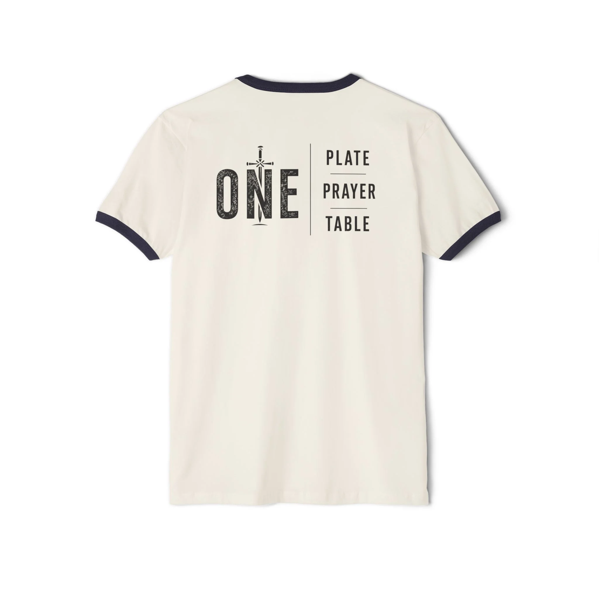 Fueling The Flock Ringer | IWJ One Plate One Prayer Tee