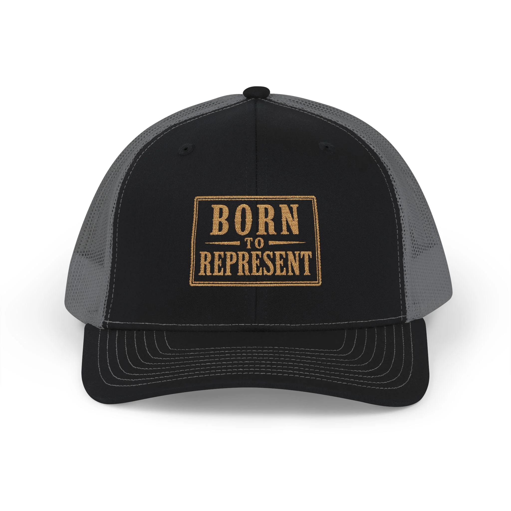 IWJ Born To Represent Trucker Hat | I'm With Jesus Faith Hat - Image 3