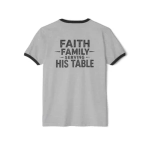 Fueling The Flock Ringer | IWJ Faith Family Serving His Table Tee
