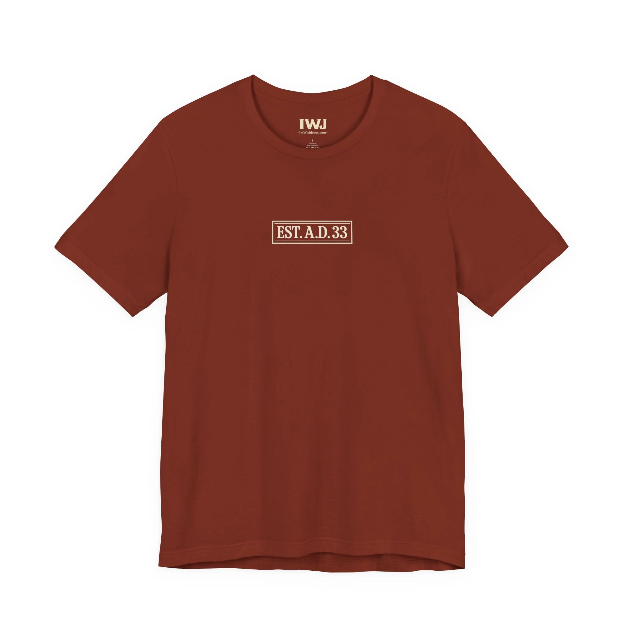 EST. A.D. 33 He Is Risen Christian T-Shirt | IWJ Faith Apparel - Image 5
