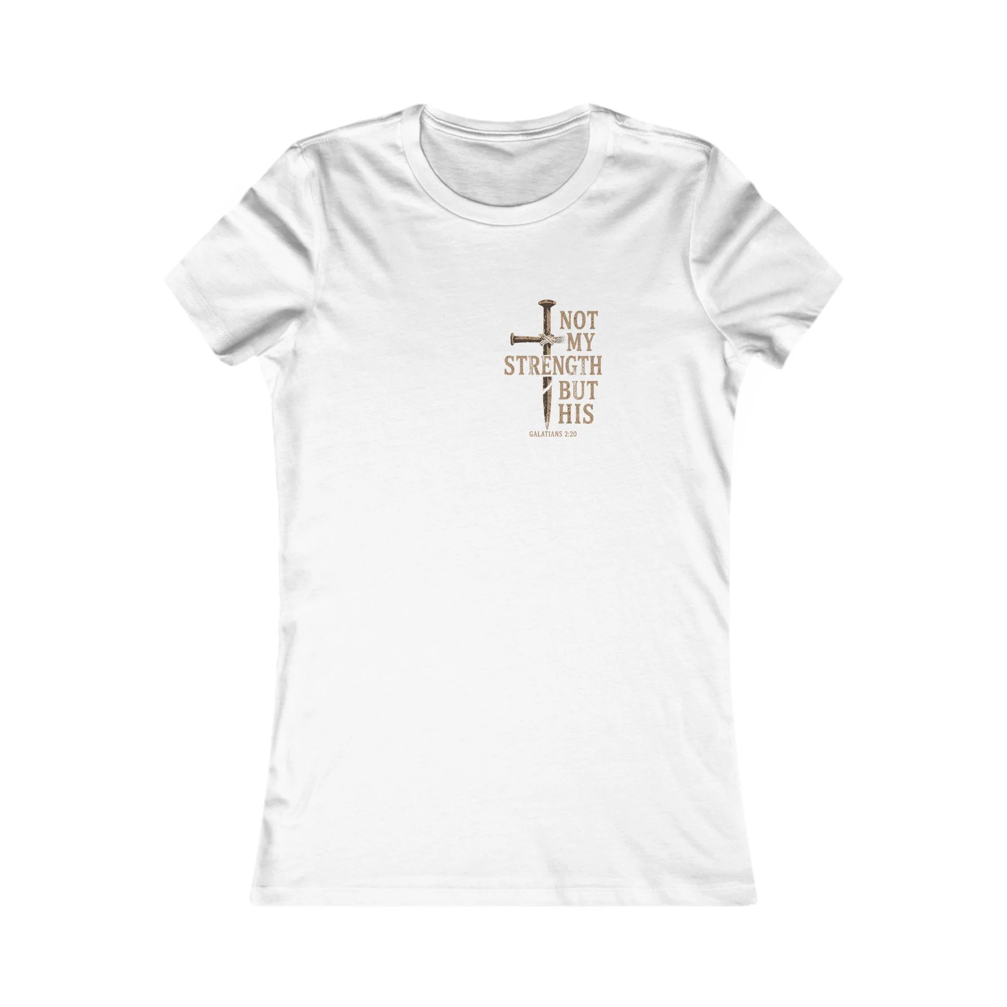 Women’s Not My Strength IWJ T-Shirt | Front Graphic Tee - Image 2