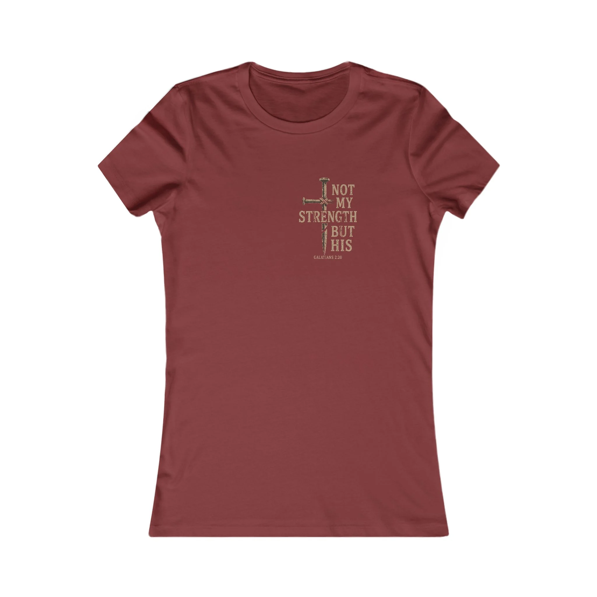 Women’s Not My Strength IWJ T-Shirt | Front Graphic Tee - Image 4