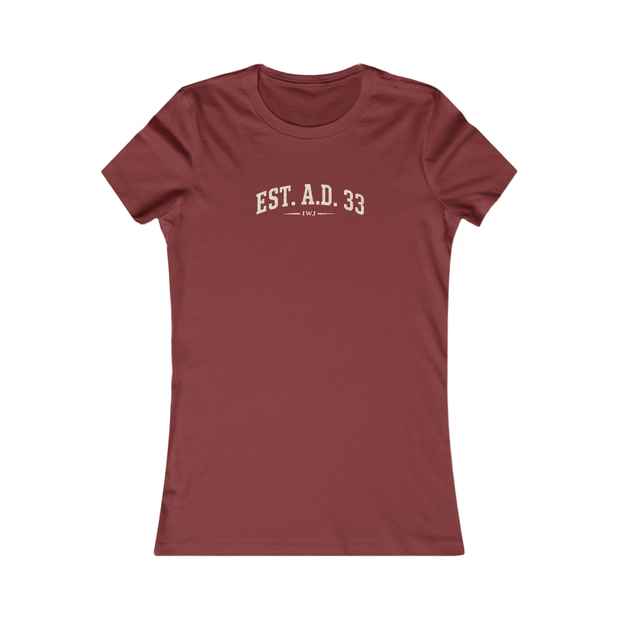 Women's IWJ EST. A.D. 33 Changed Everything Christian T-Shirt - Image 7