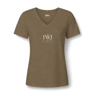 IWJ Rebekah Line Signature V-Neck | Grace • Courage • Faith