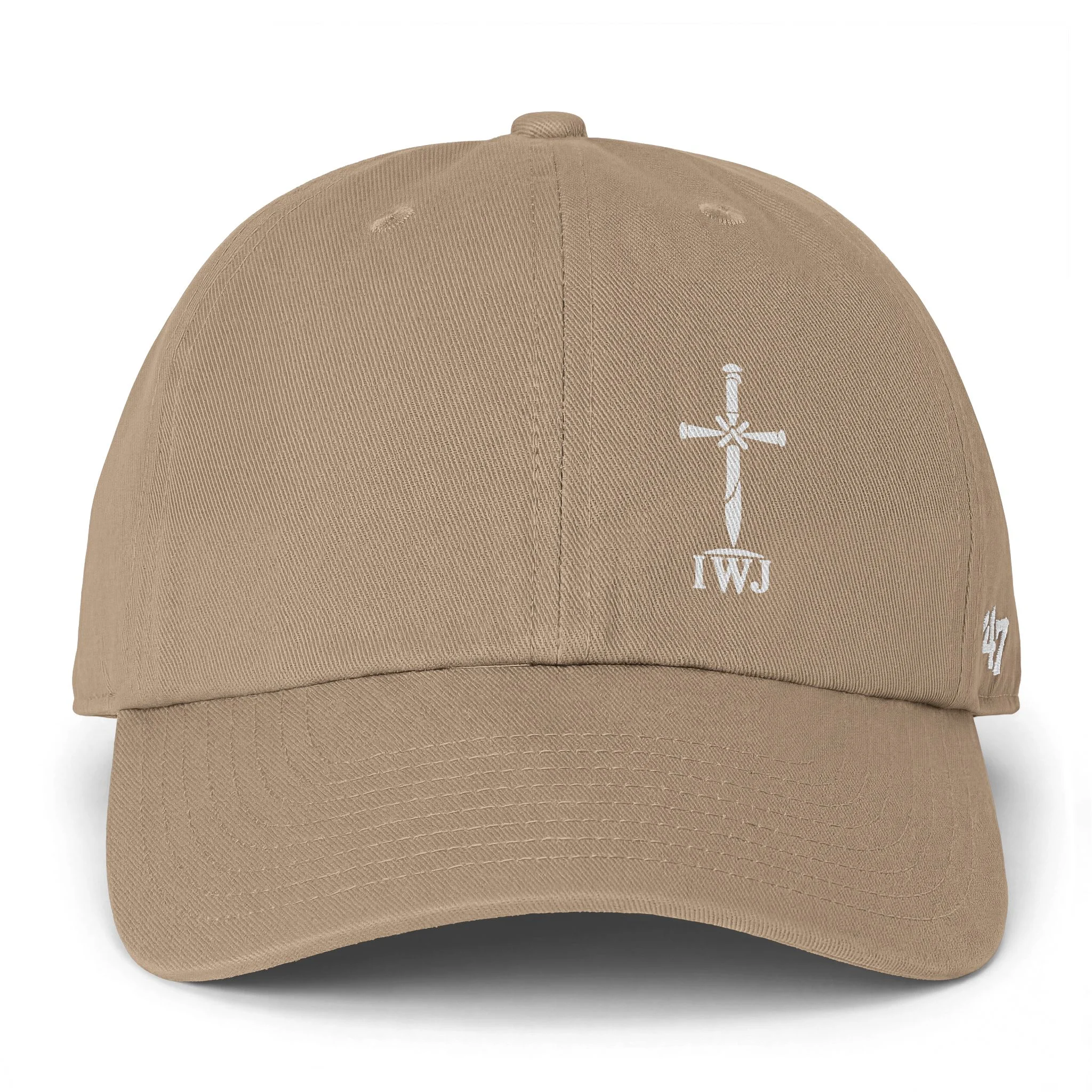 IWJ Cross ’47 Clean Up Dad Hat | Christian Cap | Premium Embroidered - Image 2