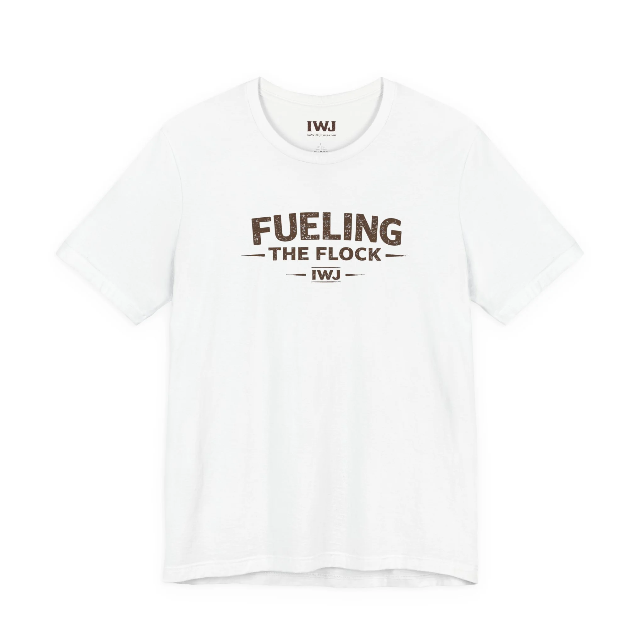 Your Seat Is Saved | IWJ Fueling the Flock™ Premium Christian Tee - Image 3