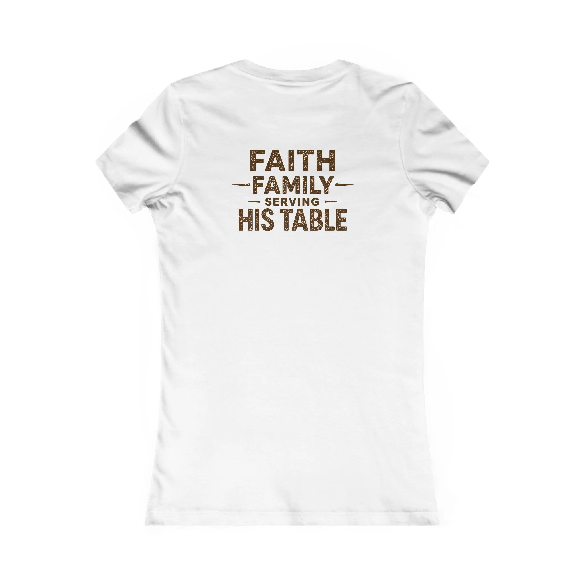 Women's Fueling The Flock | IWJ Faith Family Serving | Ministry Shirt - Image 5