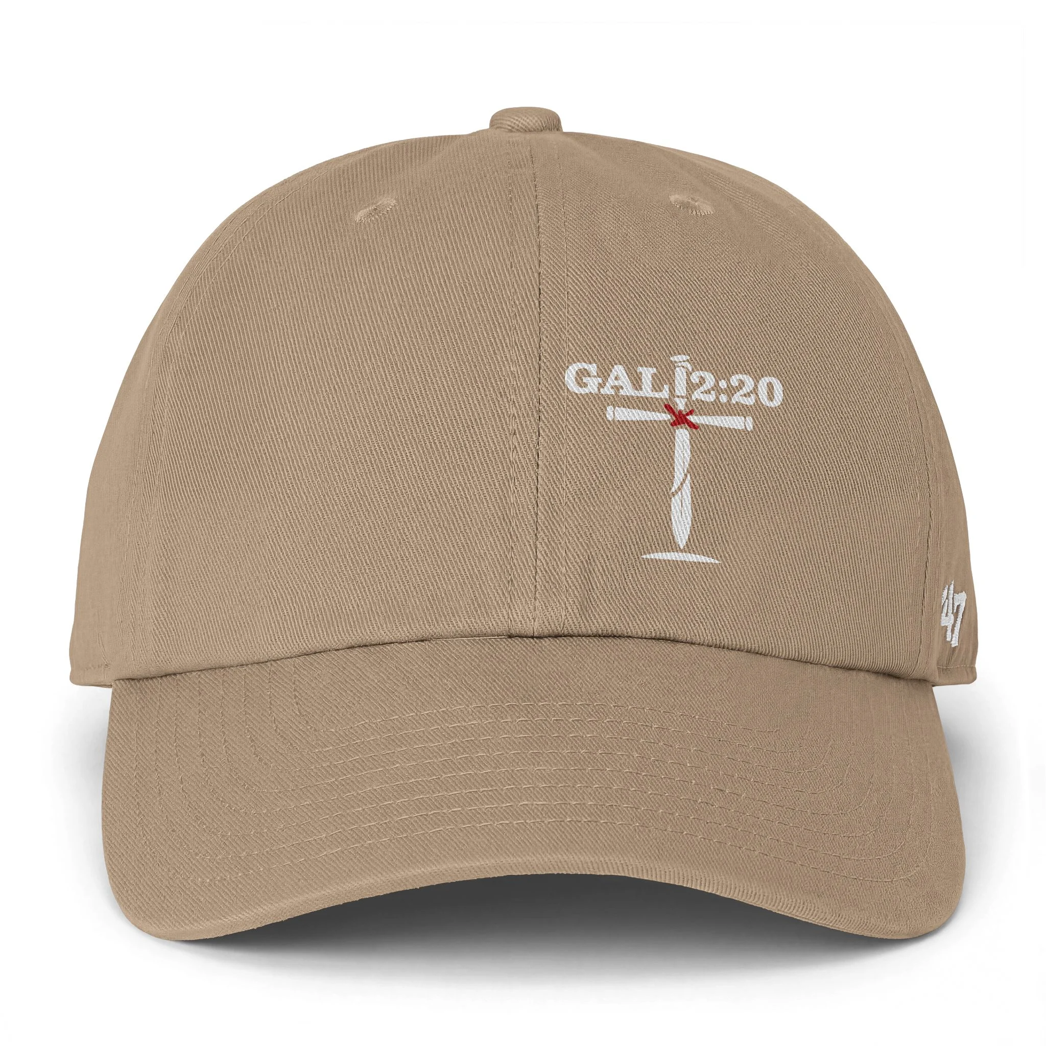 IWJ ’47 Clean Up Dad Hat | (Gal 2:20) Cross | Premium Embroidered - Image 2